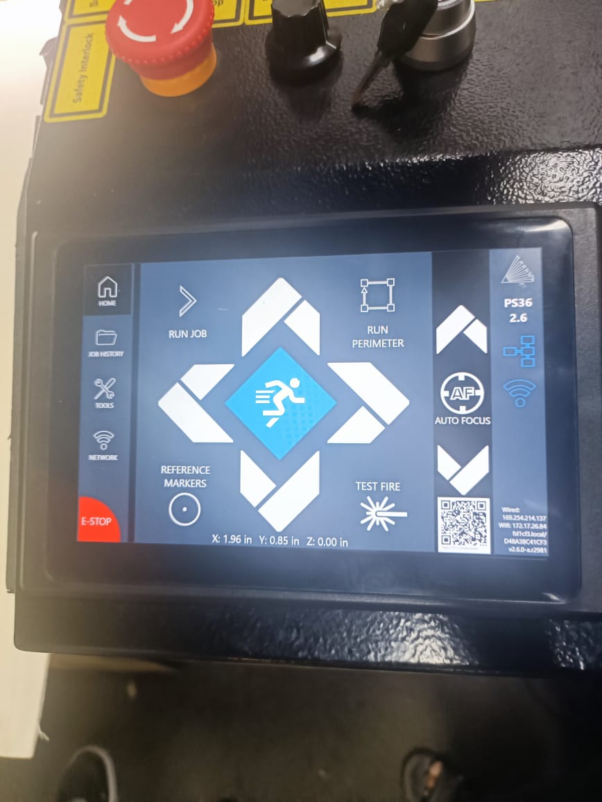 Laser Cutter Screen